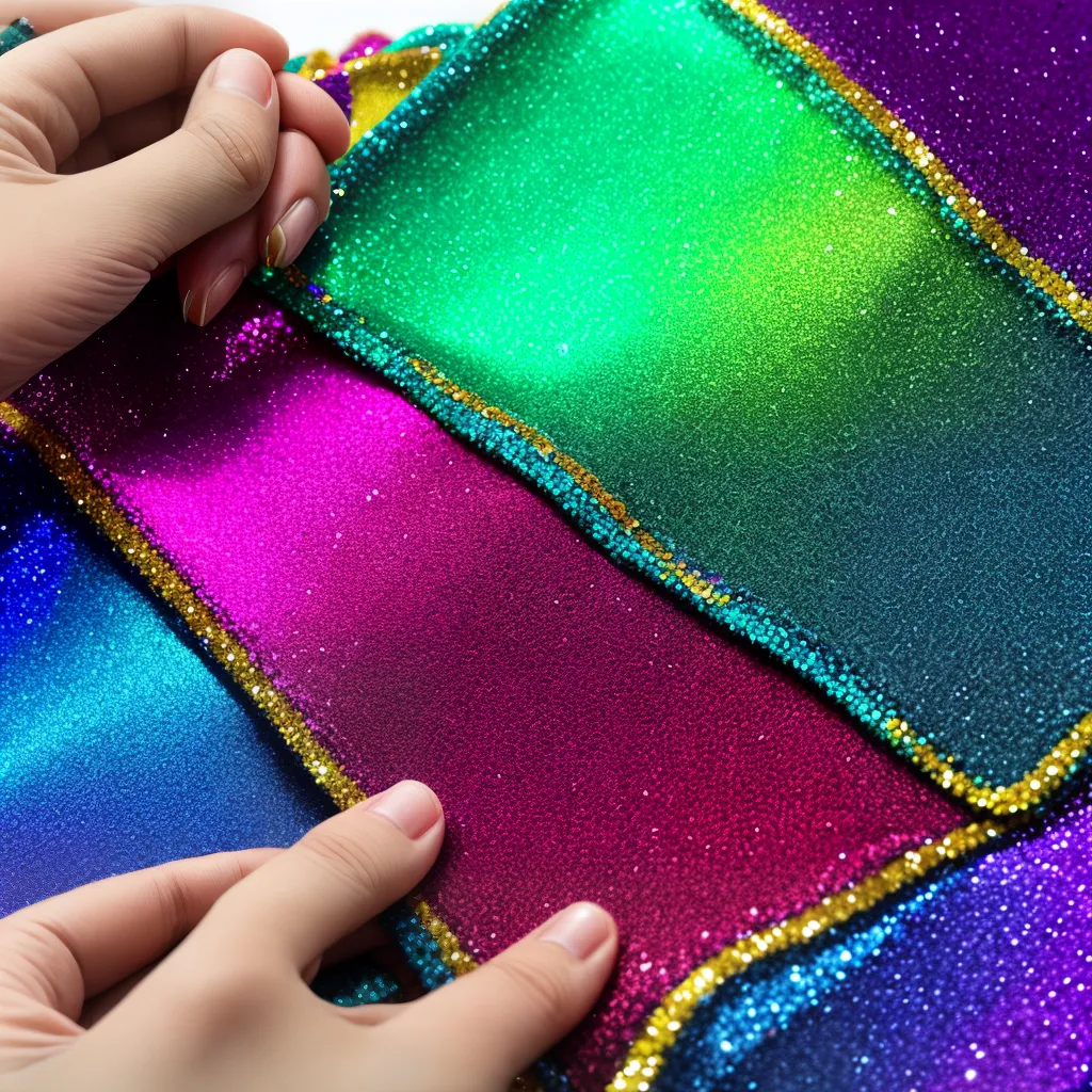 maos sequins coloridos arte 1