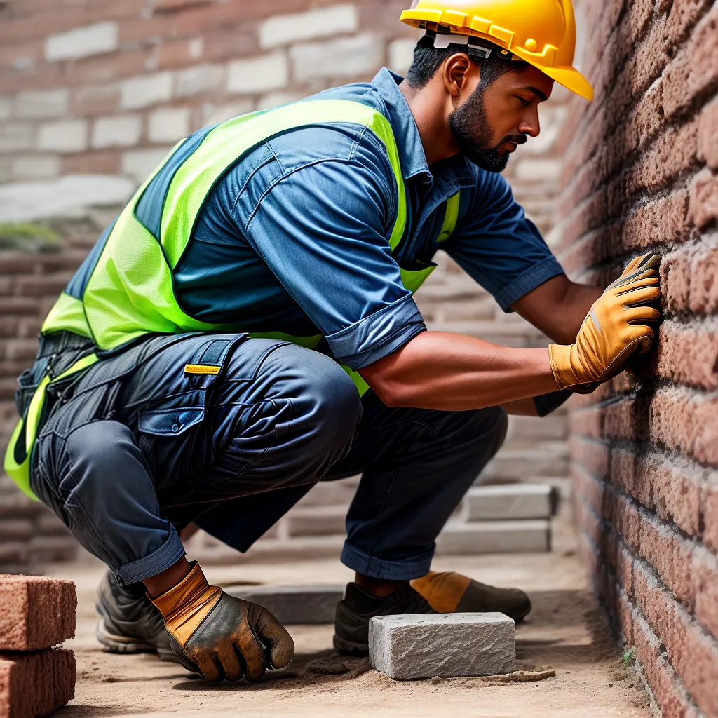 mestre alvenaria construindo parede mestre alvenaria construindo parede