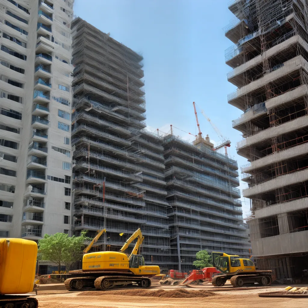 construcao edificio concreto reforcado