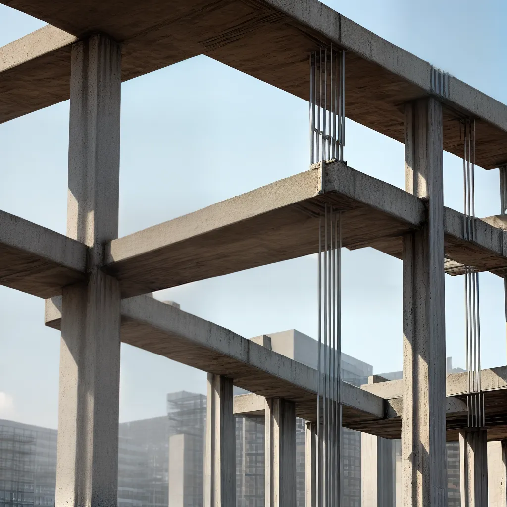 construcao concreto armado colunas vigas