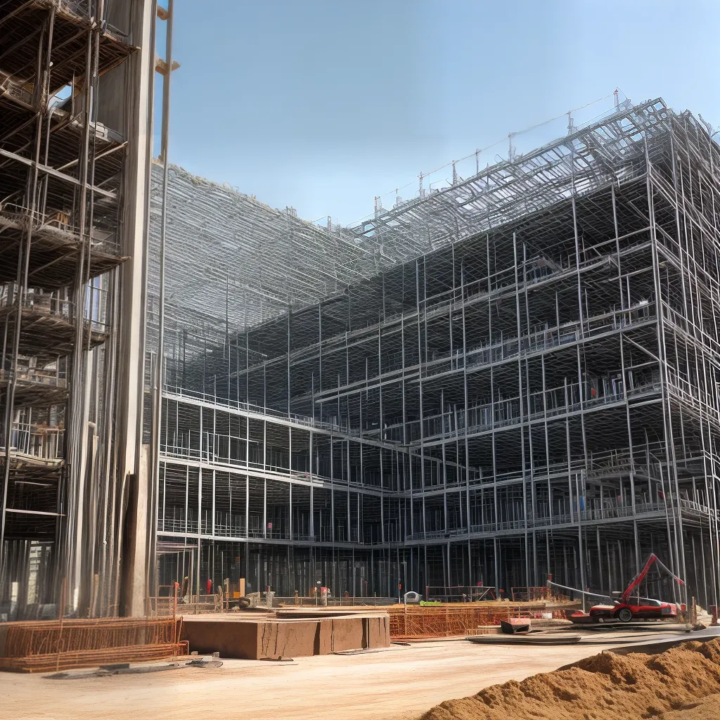 construcao concreto armado obras trabalhadores