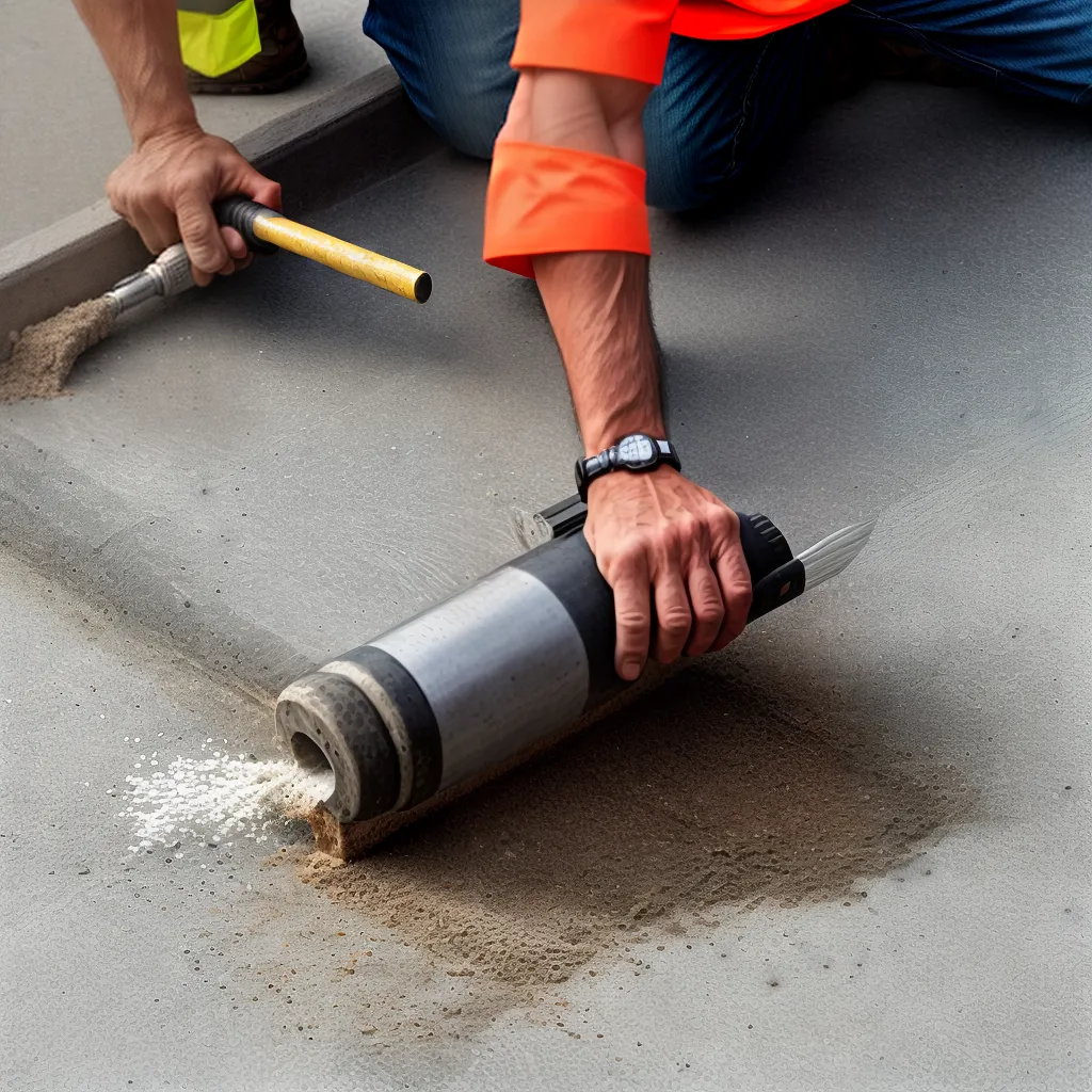 construcao trabalhador concreto nivelamento