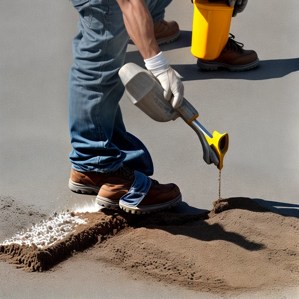 construtor cimento trowel superficie lisa