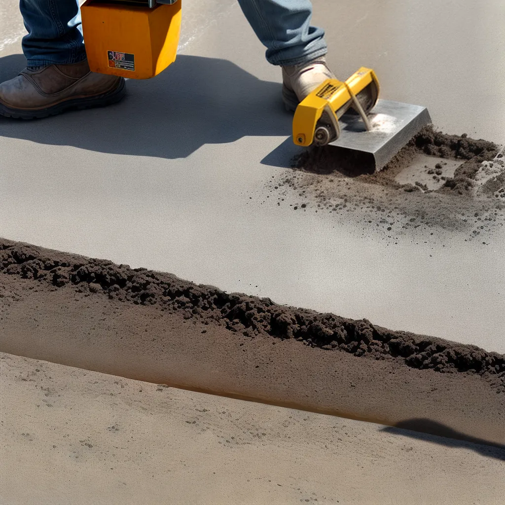 construcao piso concreto trabalhador