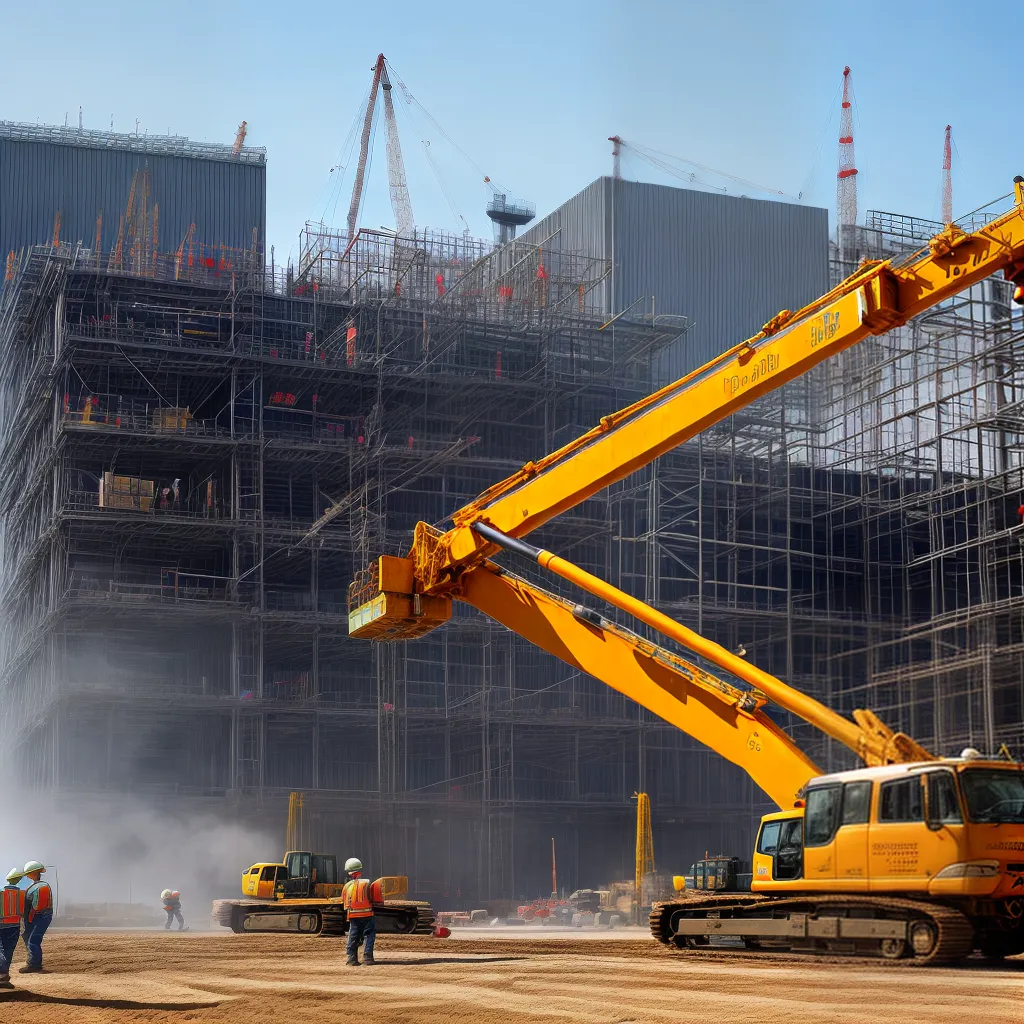 trabalhadores construcao grua aco trabalhadores construcao grua aco