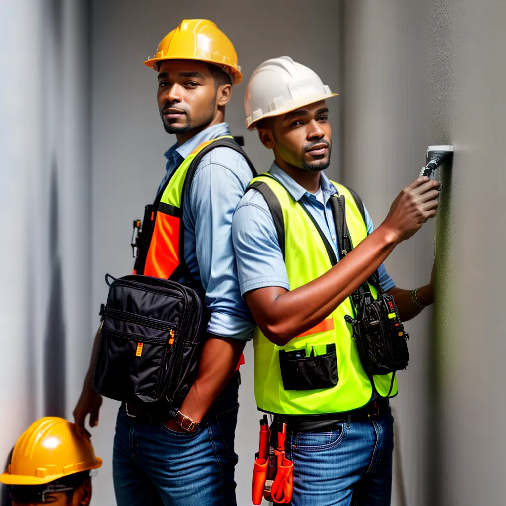 trabalhadores construcao inspecao junta trabalhadores construcao inspecao junta