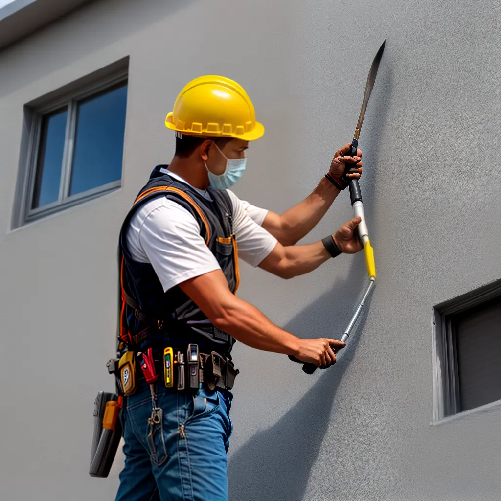 trabalhador construcao revestimento estrutura trabalhador construcao revestimento estrutura