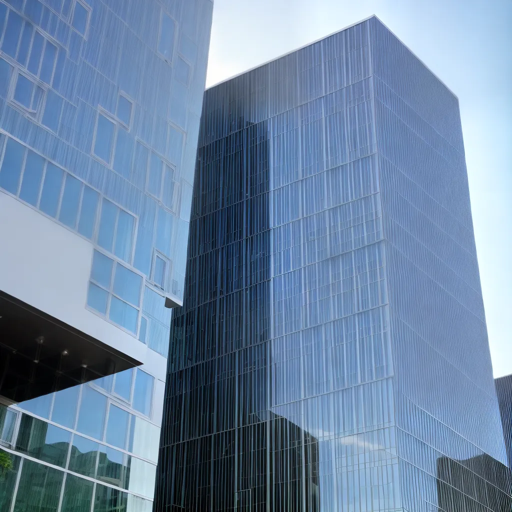 predio moderno revestimento reflexo sol predio moderno revestimento reflexo sol