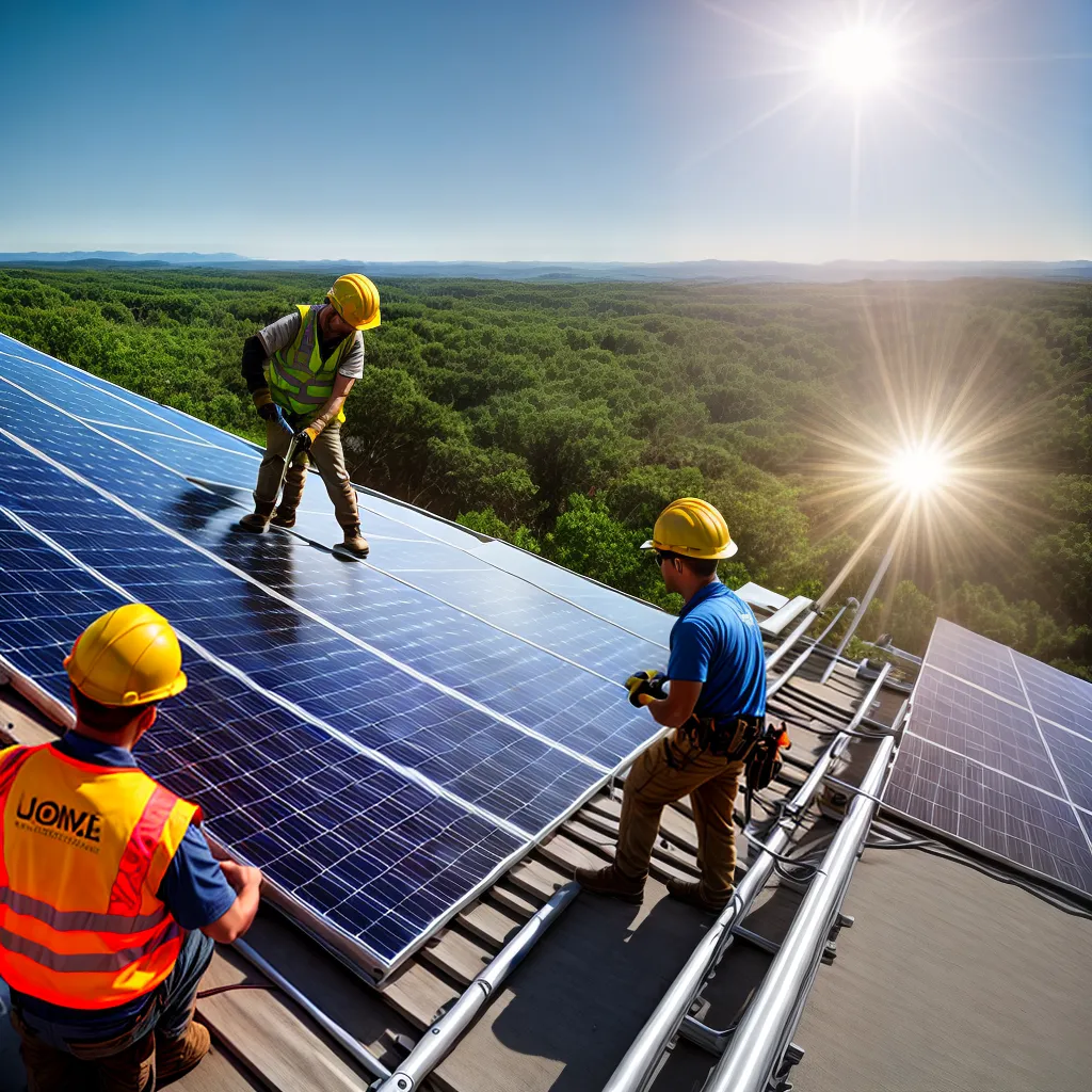 trabalhadores construcao instalacao paineis solares 1 trabalhadores construcao instalacao paineis solares 1