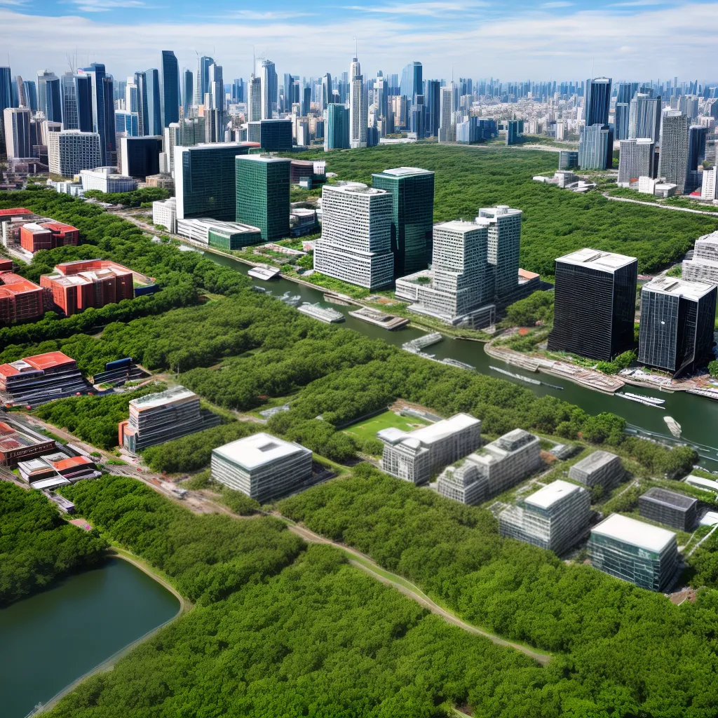 cidade sustentavel predios verdes natureza cidade sustentavel predios verdes natureza
