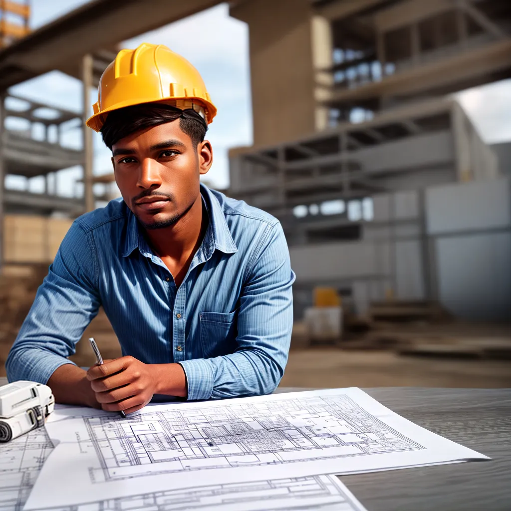 trabalhador construcao plano desafio