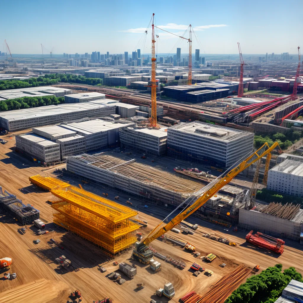 canteiro obras trabalhadores construcao canteiro obras trabalhadores construcao