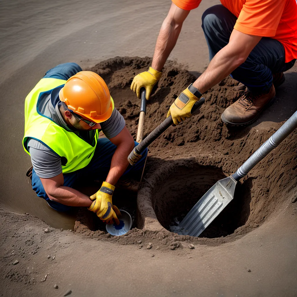 trabalhador construcao drenagem precisao trabalhador construcao drenagem precisao