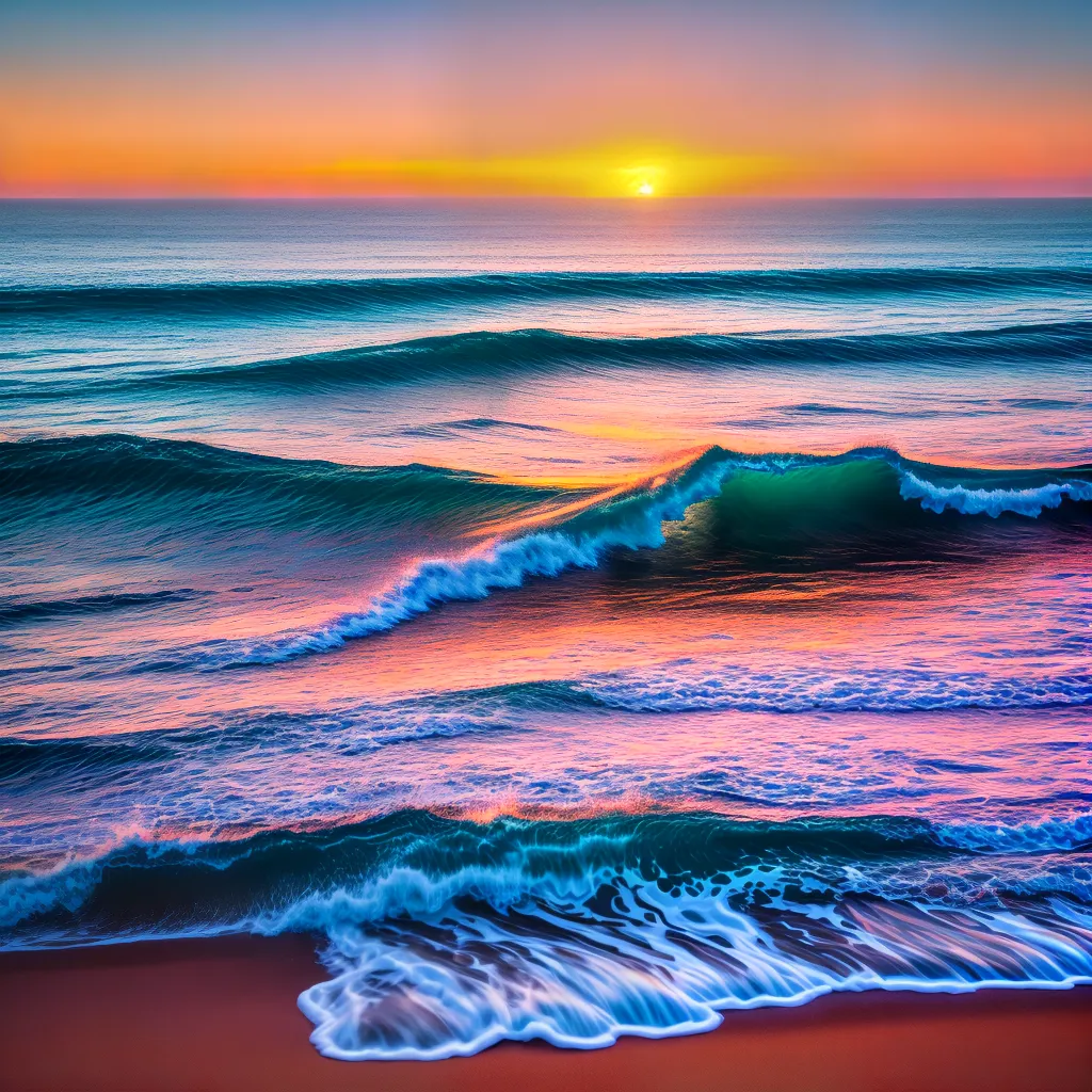 pintura por do sol praia pintura por do sol praia