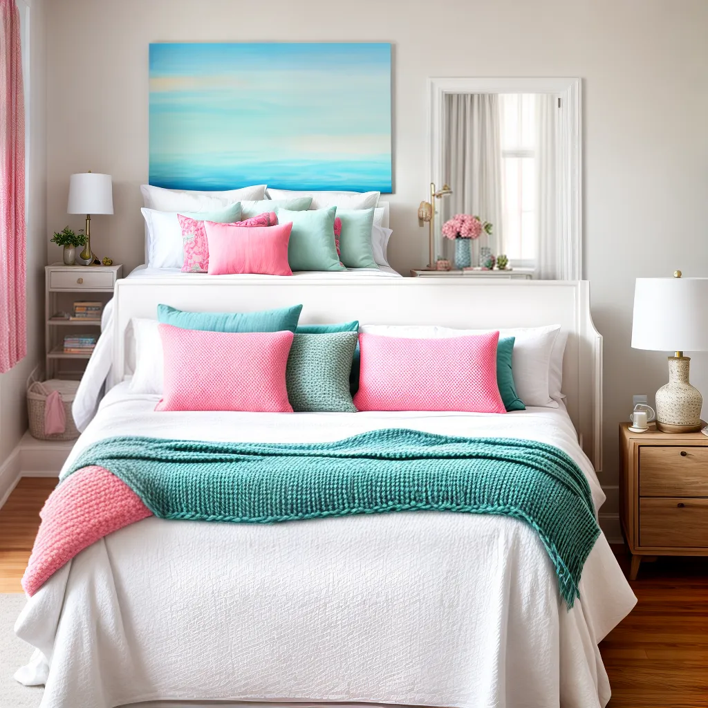quarto casal decoracao cores vibrantes