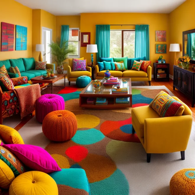 sala boho chic vibrante cores terracota sala boho chic vibrante cores terracota