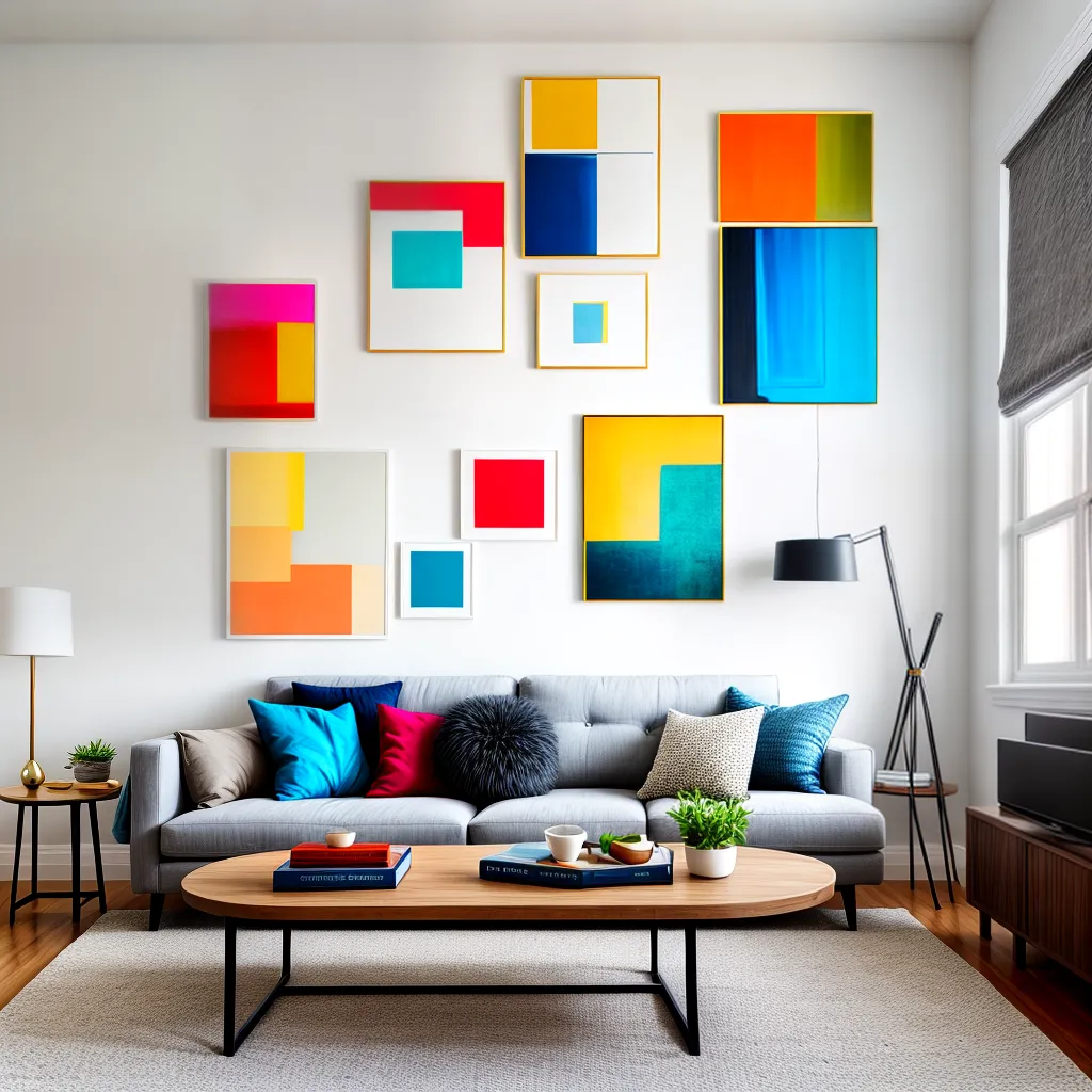 pintura abstrata parede sofa cores pintura abstrata parede sofa cores