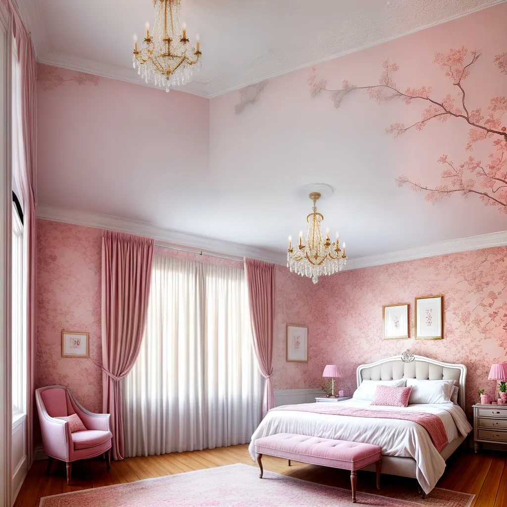 quarto rosa veludo romantico