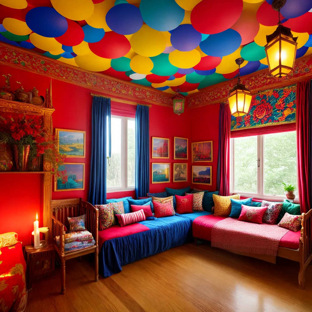 sala festiva decorada tradicoes culturais