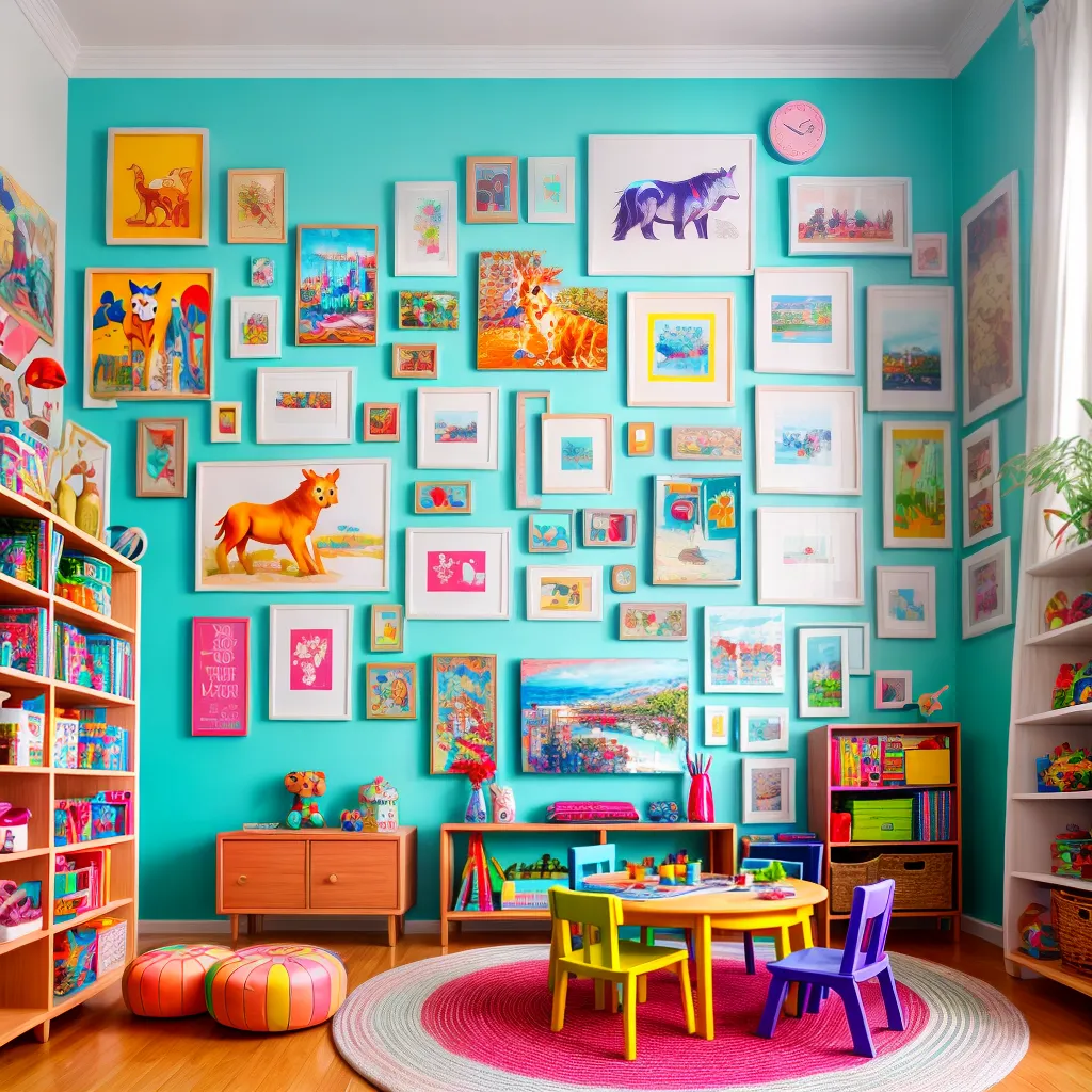 sala infantil colorida mural animais sala infantil colorida mural animais