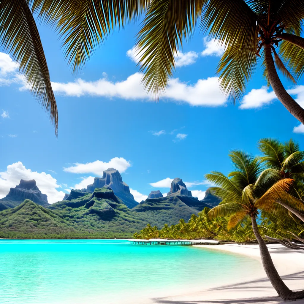 por do sol bora bora praia paraiso