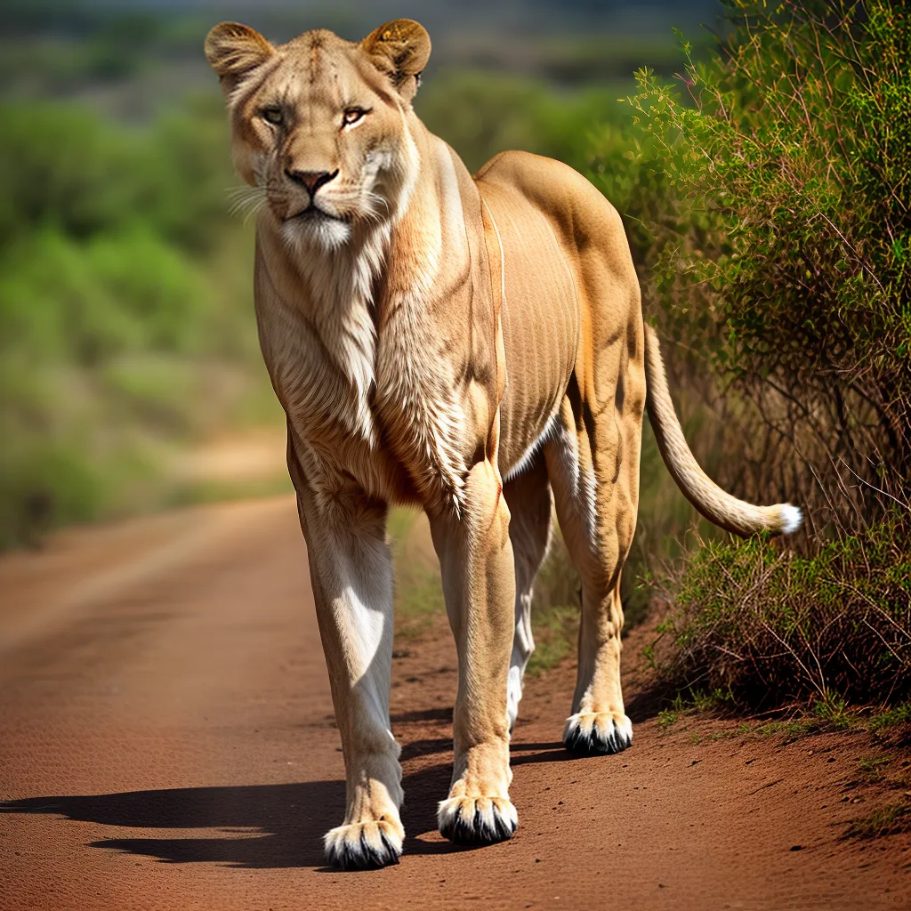 papel de parede leoa savana poder