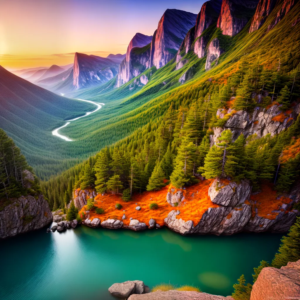 papel de parede paisagem sonhadora por do sol