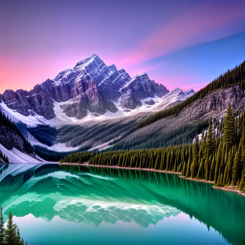 paisagem lago turquesa montanhas neve