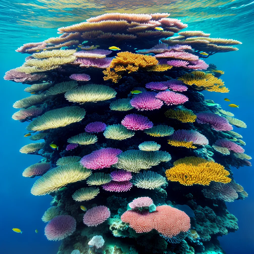 papel de parede submarino recife coral 4