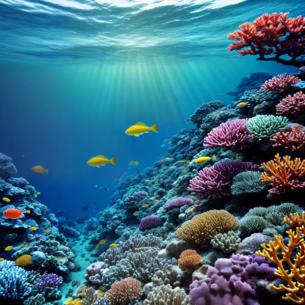 papel de parede submarino recife coral 5