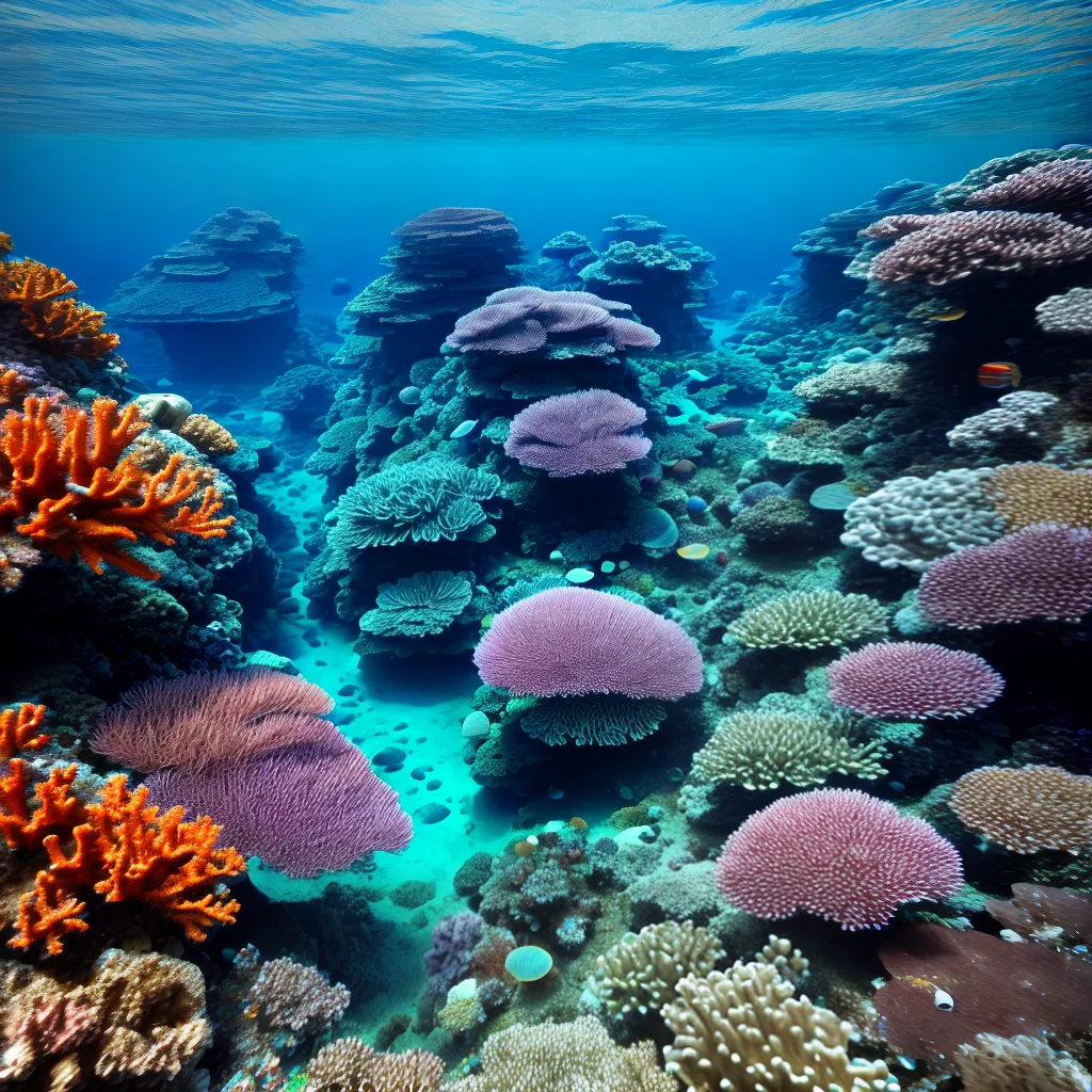 papel de parede submarino recife coral 6