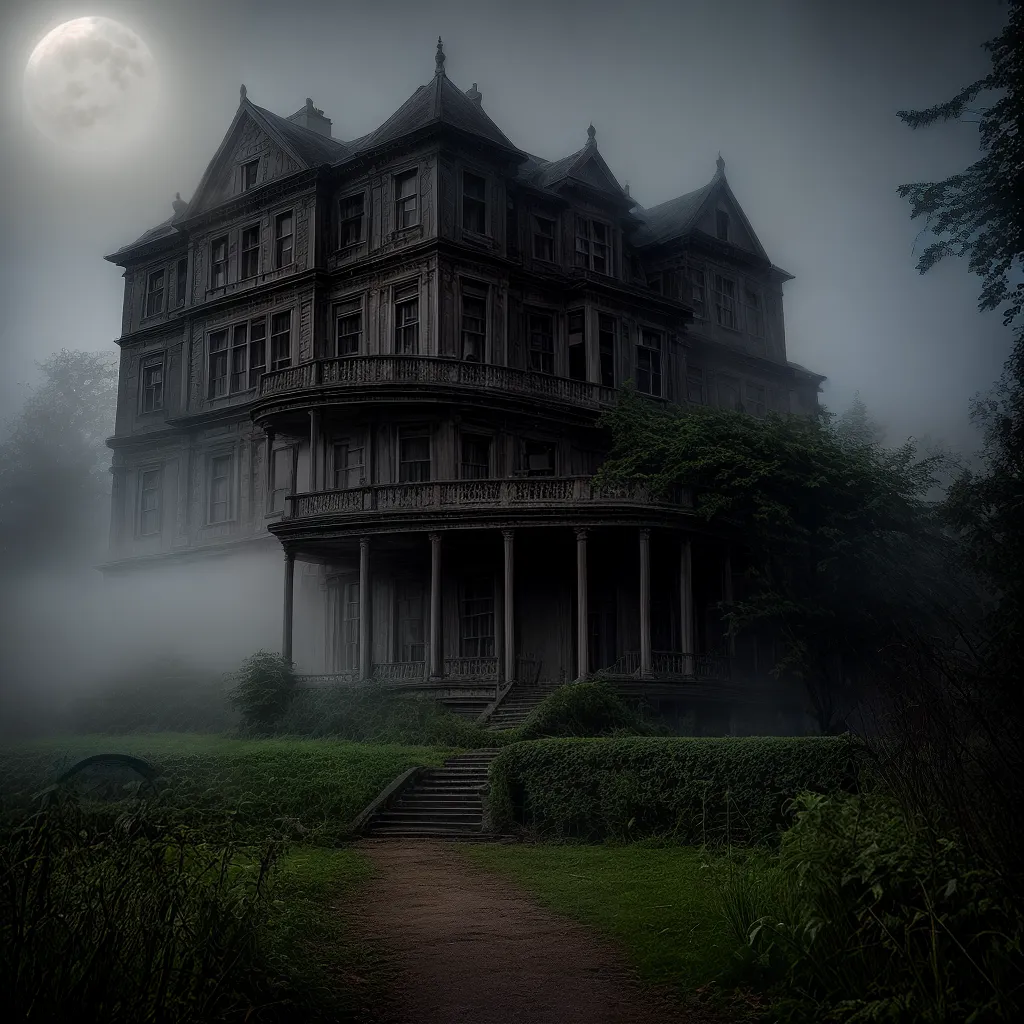 mansion abandonada lua nevoeiro suspense mansion abandonada lua nevoeiro suspense