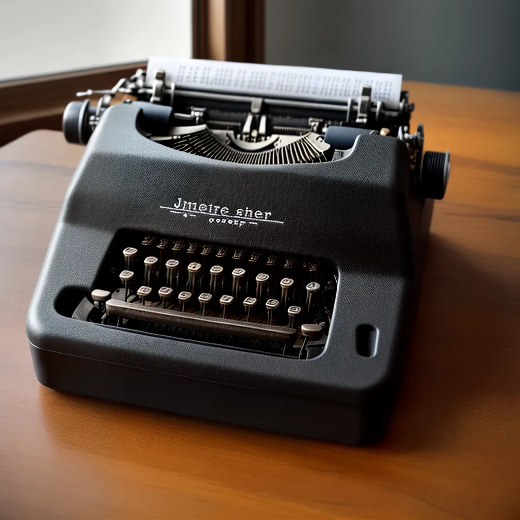 maquina escrever vintage luz janela