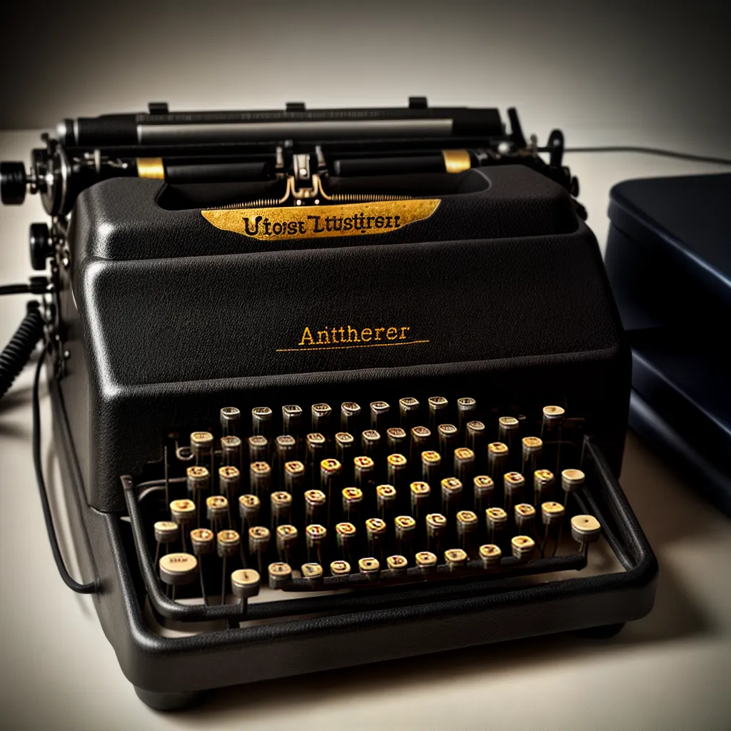 maquina escrever vintage jornalismo investigativo
