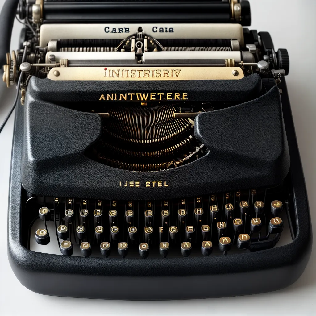 maquina de escrever vintage investigacao 1