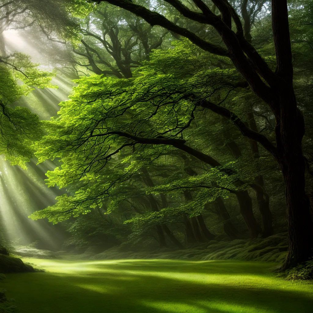 floresta mistica luz sol fadas unicornios floresta mistica luz sol fadas unicornios