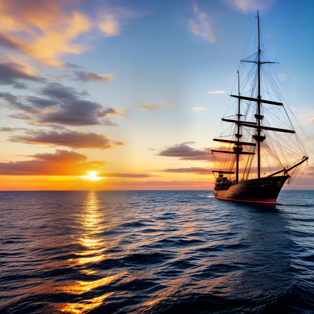 navio veleiro por do sol ilhas 1 navio veleiro por do sol ilhas 1