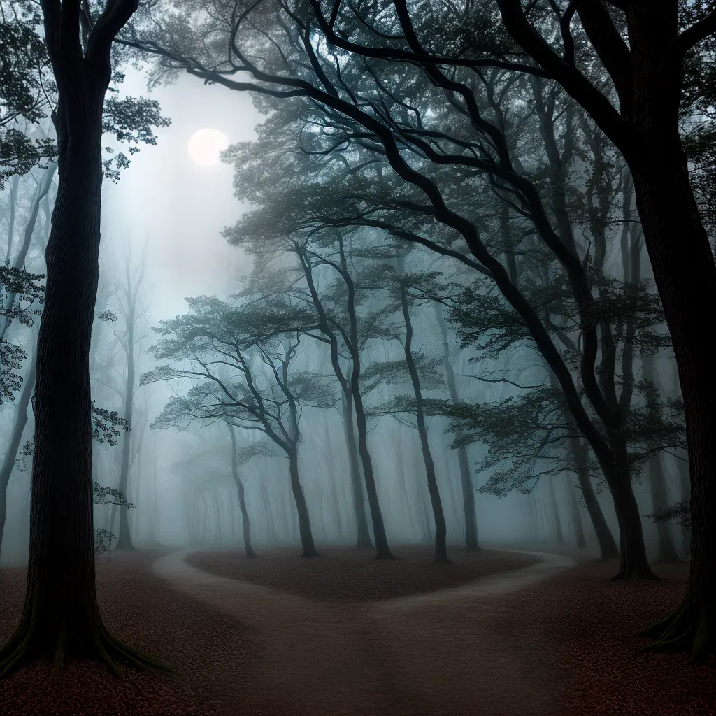 floresta encantada lua misterio caminho floresta encantada lua misterio caminho