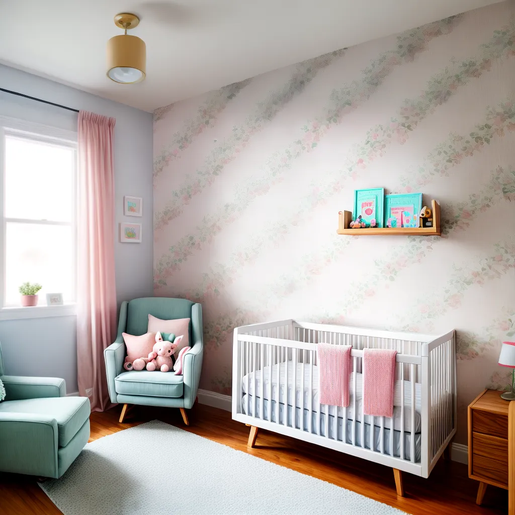 quarto bebe fofo pastel animais 3
