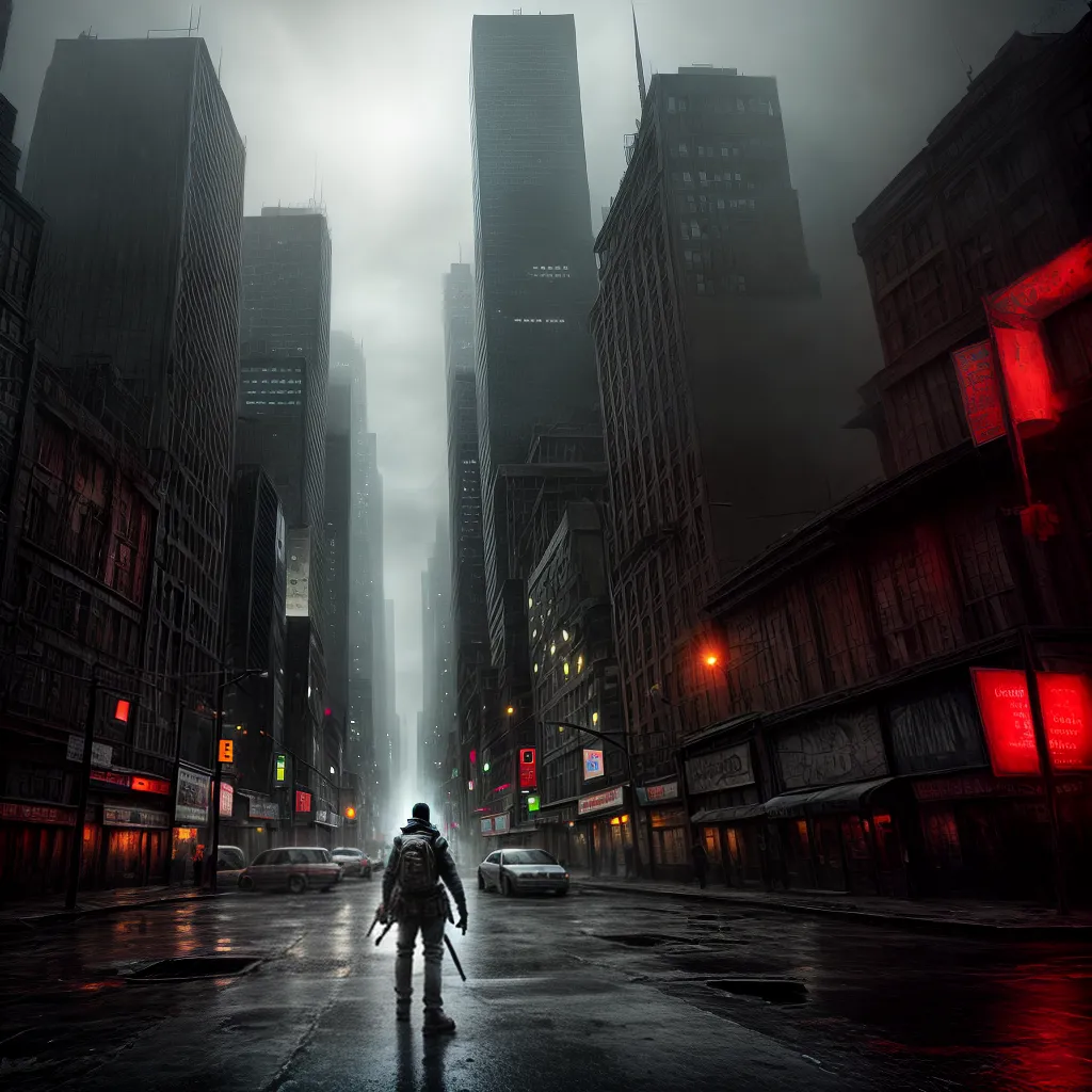 ambiente apocaliptico cidade misterio