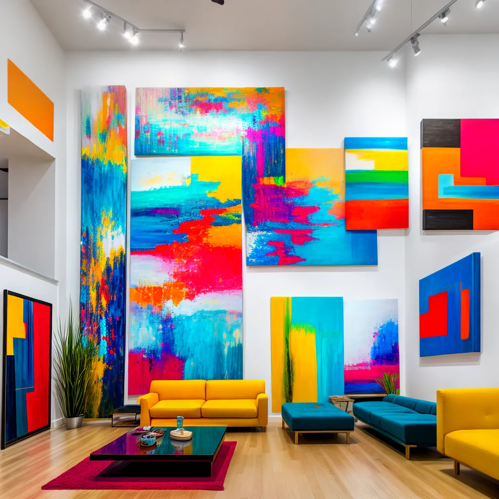 galeria arte colorida criativa