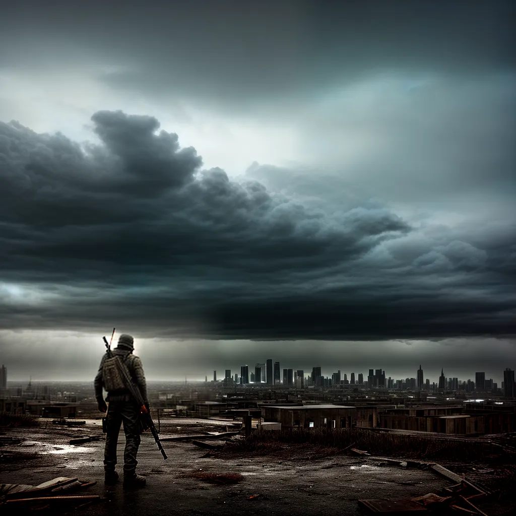 cidade apocalipse zumbis sobrevivente