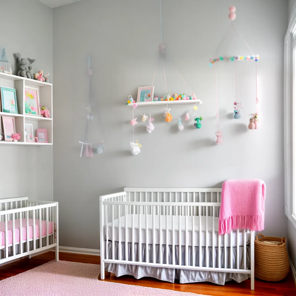 quarto bebe decorado pastel fofo 3