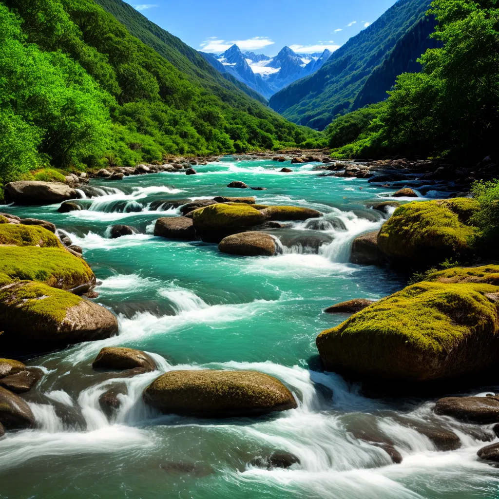 rio majestoso paisagem verde 1 rio majestoso paisagem verde 1