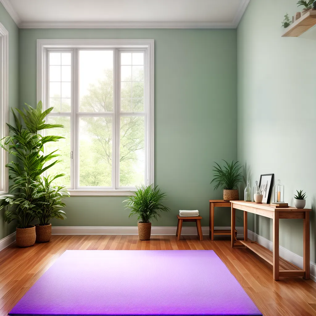 estudio yoga cores pastel luz natural
