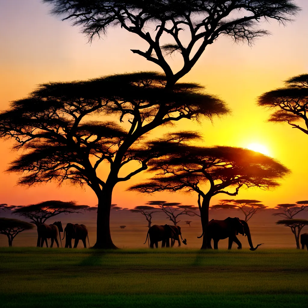 papel de parede por do sol africano papel de parede por do sol africano
