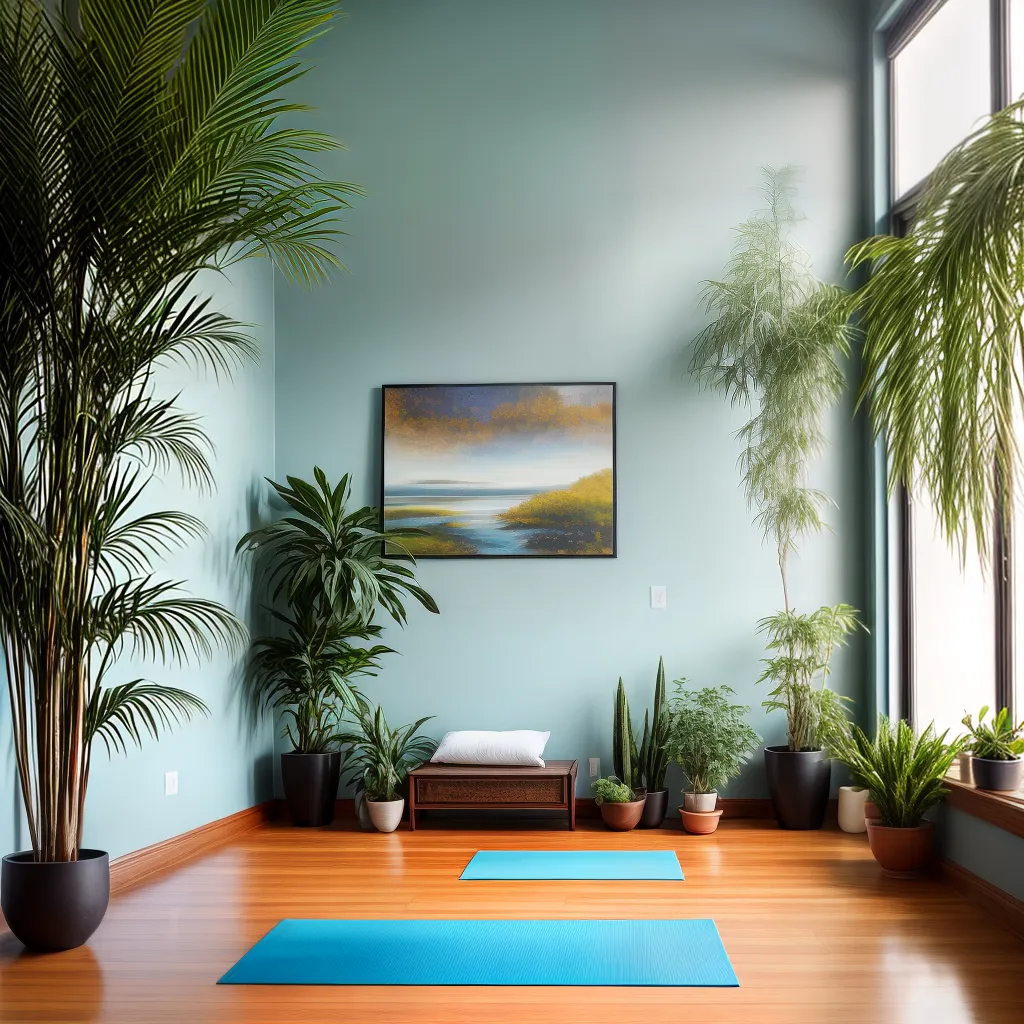 estudio yoga luz natural serenidade