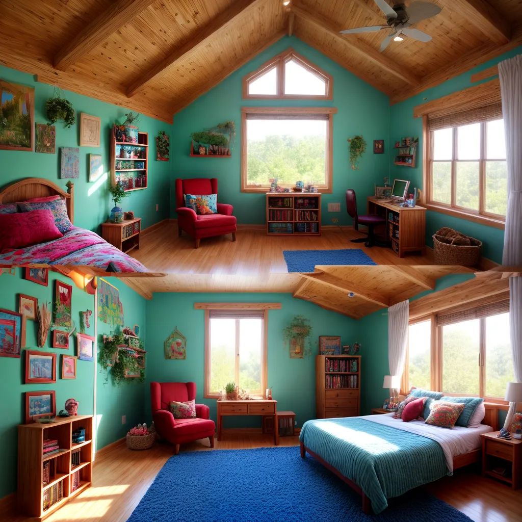 quarto infantil floresta imaginativa