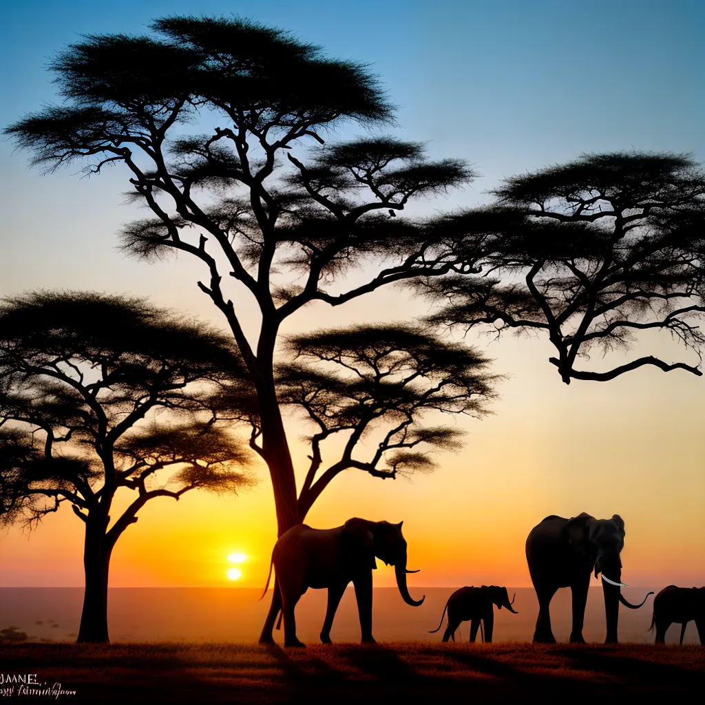 papel de parede por do sol savana africa papel de parede por do sol savana africa