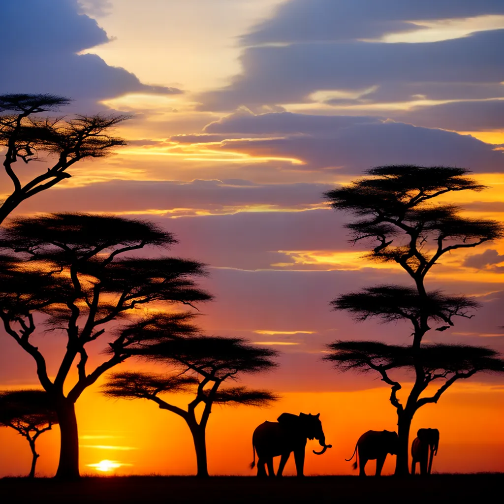 papel de parede por do sol africano 4 papel de parede por do sol africano 4